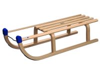 Holzschlitten DAVOS klassisch 90 cm Nordrhein-Westfalen - Paderborn Vorschau