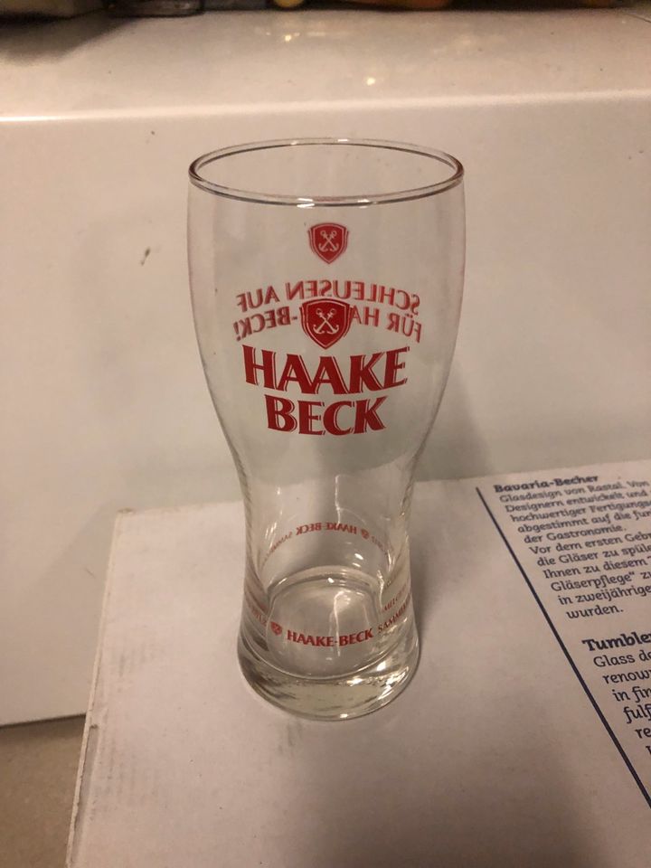 Biergläser Haake Beck 0,3 Liter 42 stk in Osteel