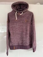 Naketano Fleece Hoodie Pullover „Kanisterkopf“, aubergine Gr. S Thüringen - Gotha Vorschau