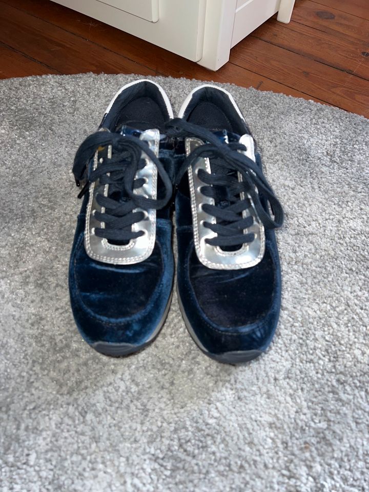 Sneaker Schuhe Michael Kors blau samt Gr. 38 ❤️ in Ahlen