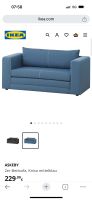 Ikea Askeby Schlafsofa Sofa  blau 1,5 Jahre wenig genutzt NP 229€ Bayern - Regensburg Vorschau