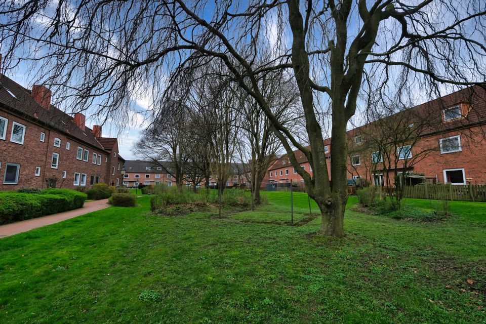 3-Zimmer-Eigentumswohnung im Erdgeschoss mit Terrasse und Garten, zentrumsnah gelegen in Kiel