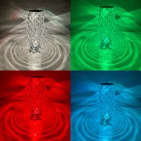 LED Kristall Tischlampe RGB Diamond Rose Nachtlicht Lampe Niedersachsen - Soltau Vorschau