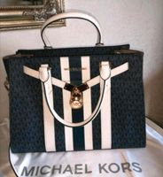 Michael Kors Hamilton blau weiß Gold Shopper Handtasche XXL Niedersachsen - Nienburg (Weser) Vorschau