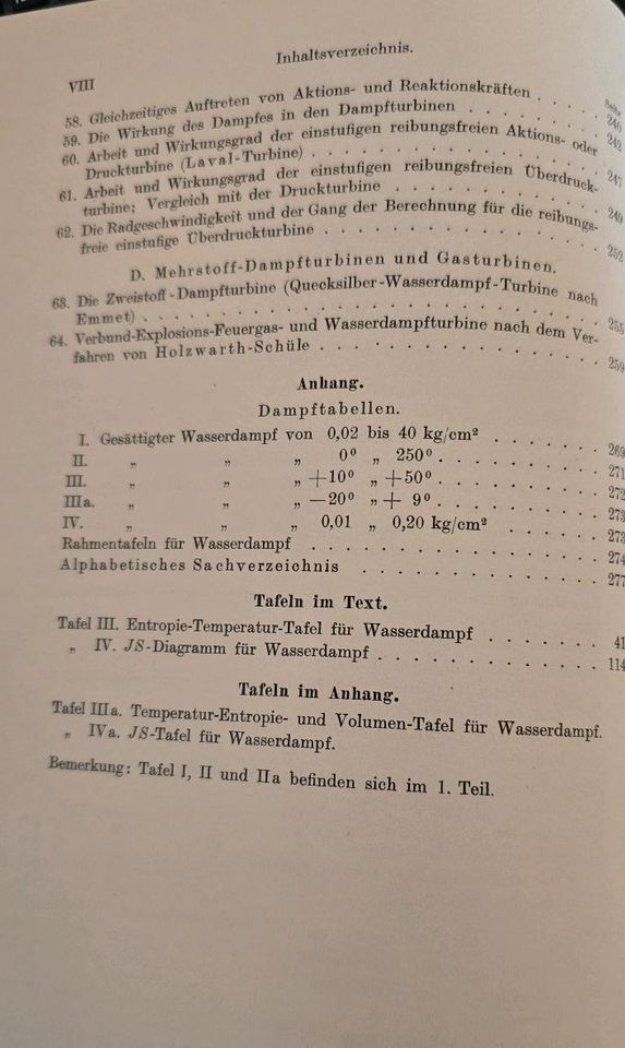 Technische Thermodynamik Band 1 W.Schüle Julius Springer 1930 in Darmstadt