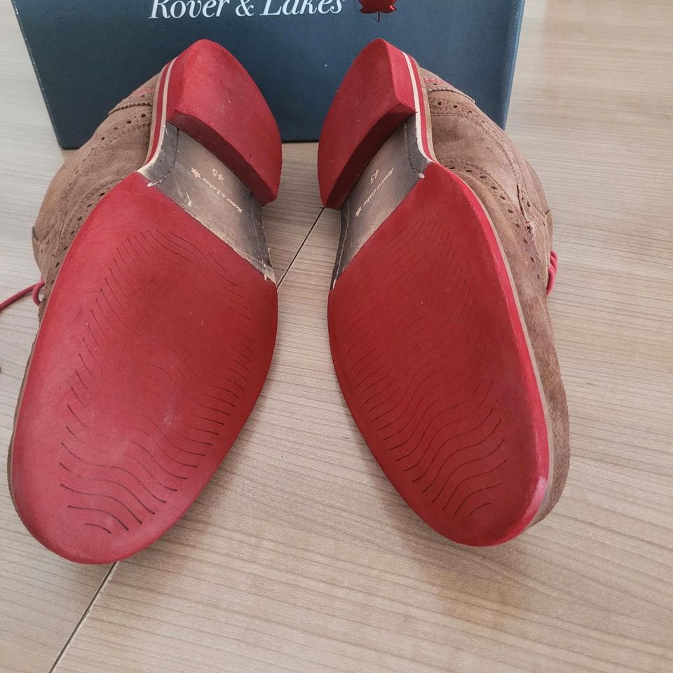 Wildleder Anzugschuhe "Lackschuhe" 45 "46" in Aschaffenburg