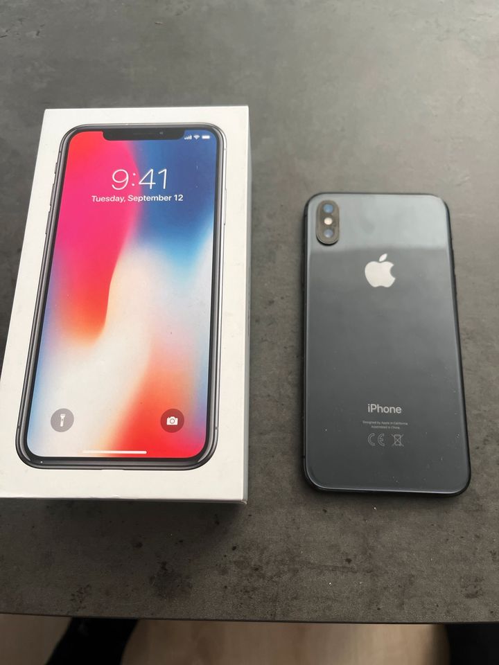 iPhone X, Space Gray, 256GB in Altendorf