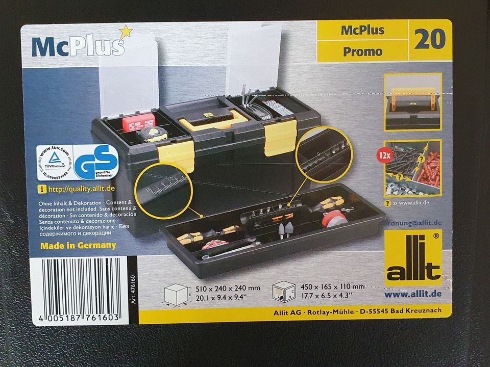 McPlus Promo 20 Werkzeugkoffer mit Werkzeug 51 x 24 x 24 cm in Hamburg