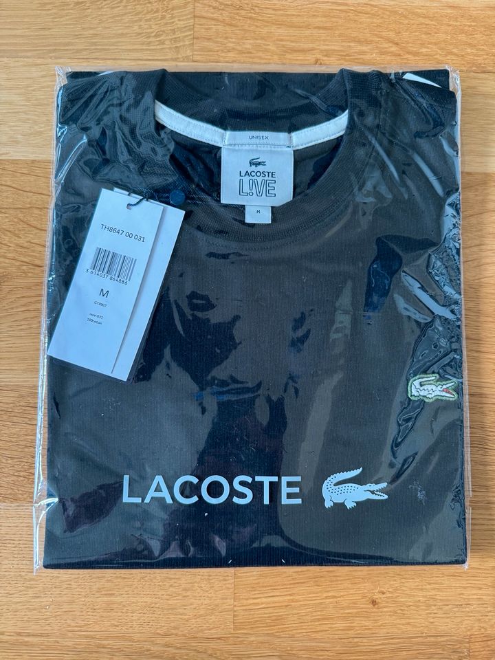 Original Lacoste L!VE T-Shirt schwarz neu&ovp M in Achern