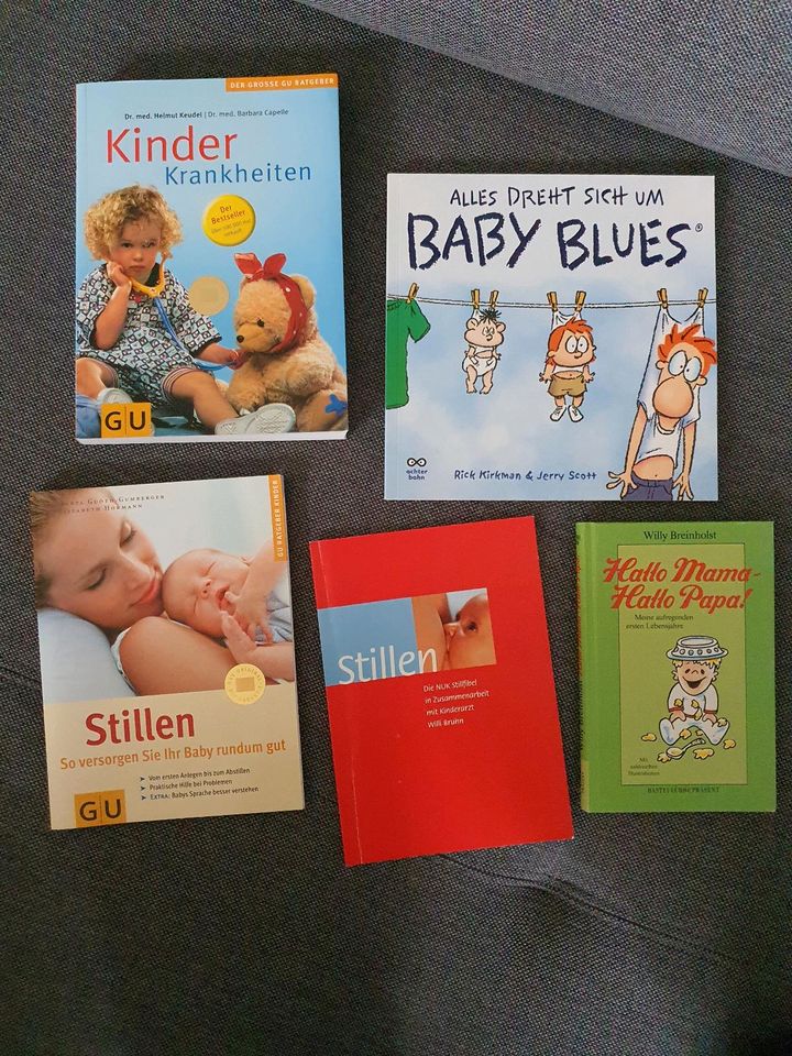 verschiedene Bücher zum Thema Baby und Stillen in Cloppenburg