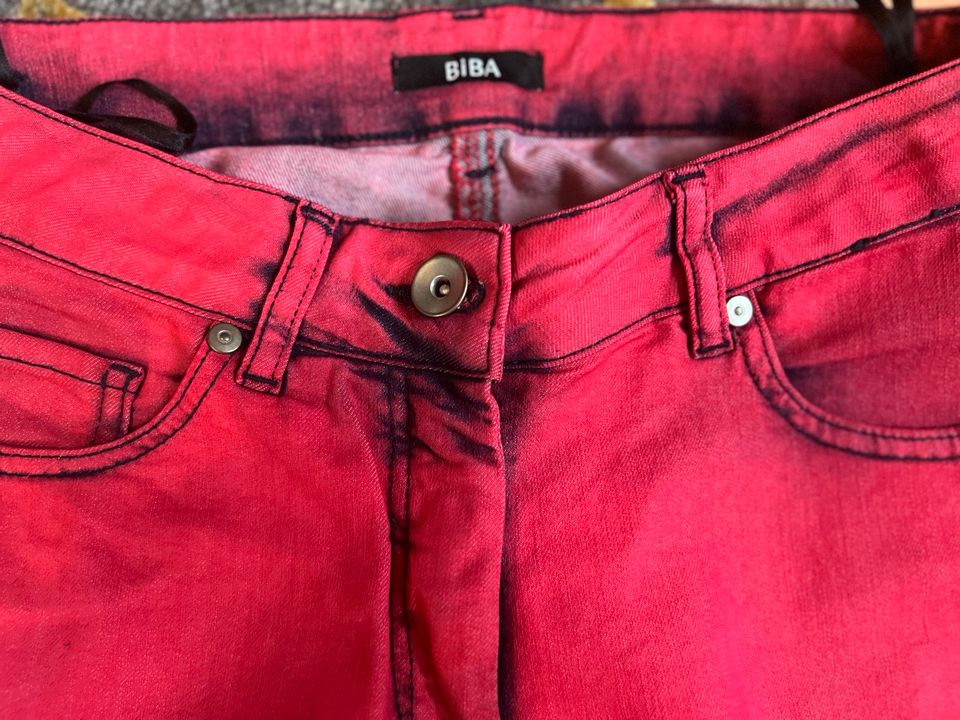 BIBA Jeans rot hellrot pink Stretch Größe 40 in Berlin