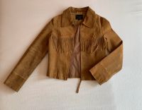 Lederjacke Wildleder echt Fransen Jacke Western Biker Nordrhein-Westfalen - Lippstadt Vorschau