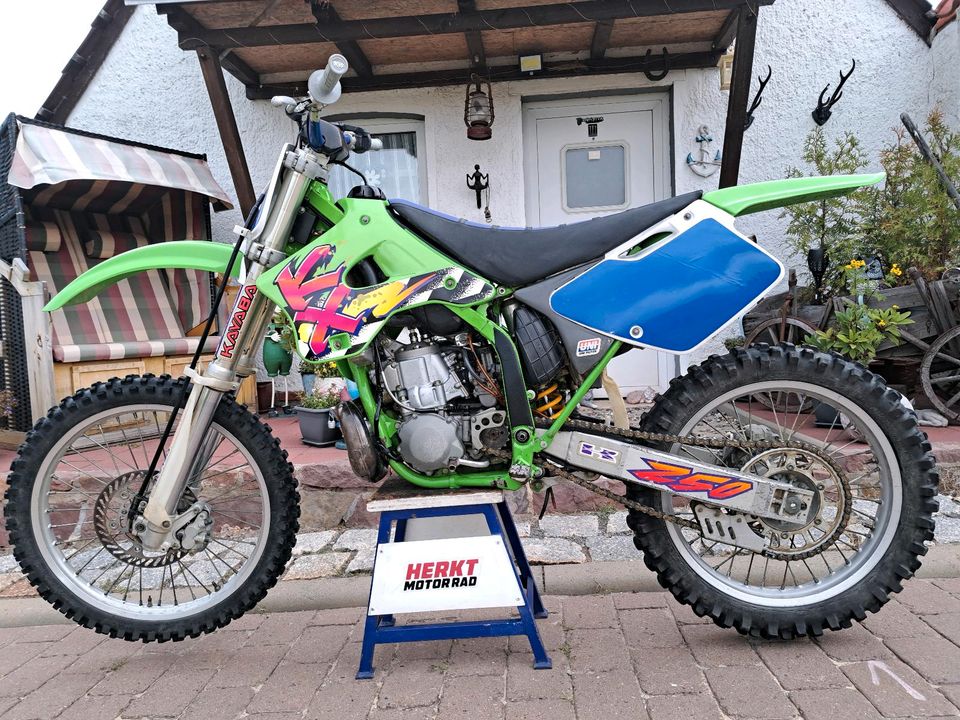 Kawasaki KX 250 ccm 2 Takt RM CR SX YZ in Meisdorf