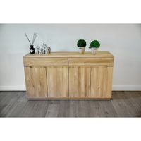 Kommode Abaro Wildeiche Natur geölt Massivholz 160x85x45 cm Hessen - Karben Vorschau