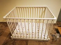 Laufstall Babybett von Geuther Matratze & Babynest weiß Holz Bayern - Pentenried Vorschau