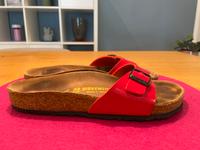Birkenstock Madrid, Gr. 38, rot Lack, super Zustand Nordrhein-Westfalen - Warendorf Vorschau