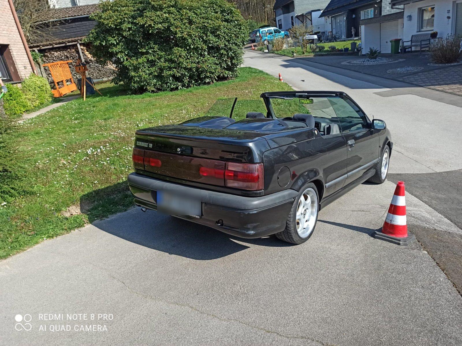 Abbildung des Autos Renault R 19 cabrio mit …