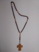 Wand-Rosenkranz Holz-Rosenkranz groß 117 cm  INCL.VERSAND! Bayern - Schernfeld Vorschau