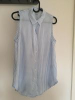 Bluse H&m ärmellos 36 S hellblau weiß Streifen stripes blau Aubing-Lochhausen-Langwied - Aubing Vorschau