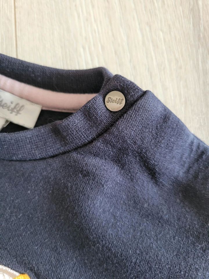 Steiff Mädchen Sweatshirt 74/80 Pullover Pulli marine blau Teddy in Berlin