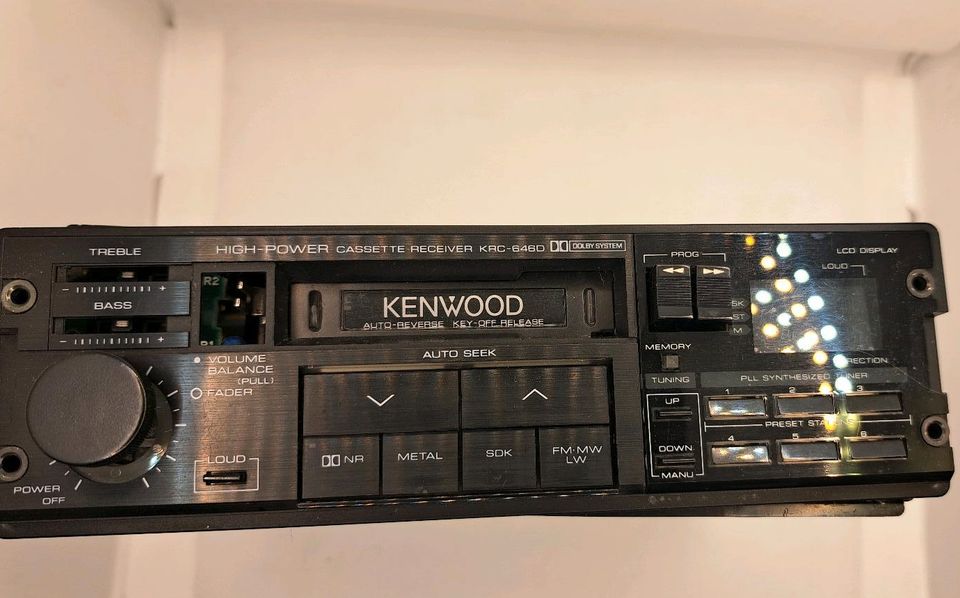 kenwood cassette receiver krc-64d serial 71200530 old in Nürnberg (Mittelfr)