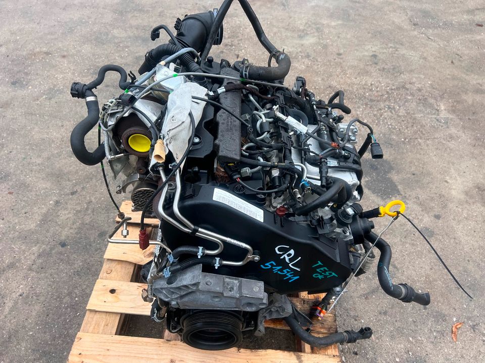 ⭐️MOTOR CRL 2.0 TDI 51TKM GELAUFEN AUDI SEAT SKODA VW KOMPLETT in München