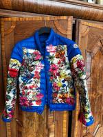 Moncler Winterjacke blau mit Blumen Bayern - Berg Vorschau