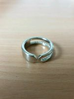 Edelstahl-Ring mit Swarovski® Kristallen auf Innenseite, Gr. 20 Hamburg-Nord - Hamburg Langenhorn Vorschau