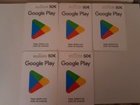 Biete wegen Fehlkauf Google Play Karten 50,00€ Bayern - Mönchberg Vorschau