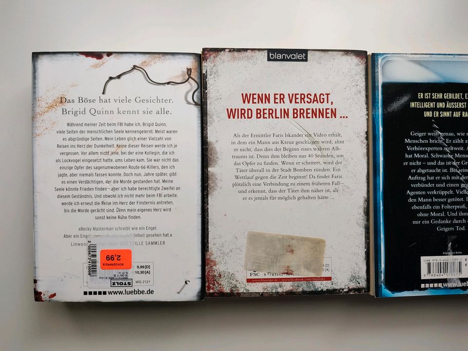 Taschenbücher Thriller Der Sammler 40 Stunden Eisbraut Experte in Köln