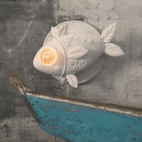 Karman Aprile Wandlampe Fisch Weiß-Matt 50cm NEU 678 € Bayern - Simbach Vorschau