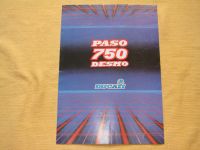 Prospekt DUCATI Paso 750 Desmo - 1986 - deutsch & französisch - u Thüringen - Nordhausen Vorschau