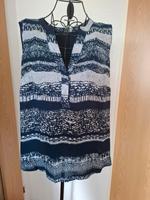 Sommerbluse blau/weiß, 44/46, Chiffon-Elstan Brandenburg - Senftenberg Vorschau