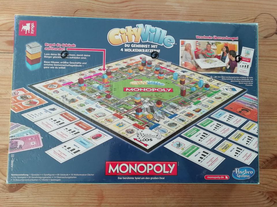 NEU !!! Monopoly City Ville (noch eingeschweisst) in Jork