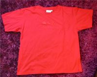 T-Shirt, neu, rot, mit dezentem Print, Nuova Moda, Gr. XL Thüringen - Auengrund Vorschau