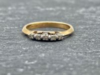 Memory Ring, 417er Gold, 10kt, Diamantring, Damenring, Ring, Gold Sachsen - Mittweida Vorschau