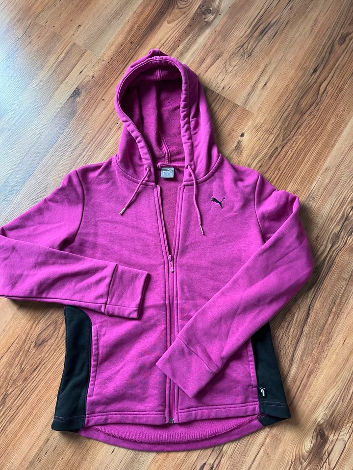 Trainingsjacke Puma Damen Gr. M schwarz pink Sweatjacke in Bielefeld