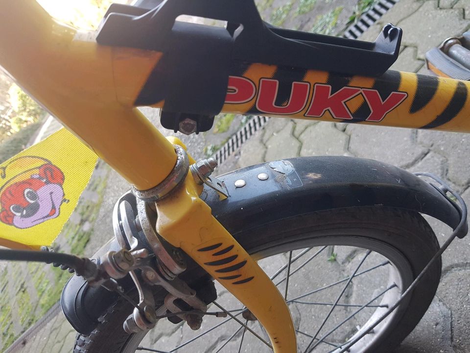 Puky Tigerente 16 Zoll Fahrrad Kinder Wimpel  Flaschenhalter in Hamburg