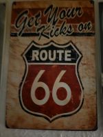 Blechschild Route 66 Nordrhein-Westfalen - Erwitte Vorschau