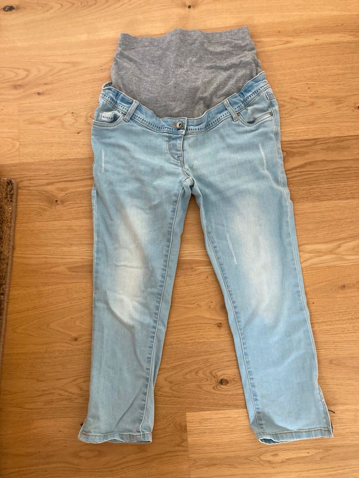 ❤️ Umstandsmode Caprihose Jeans in Aschaffenburg