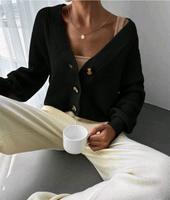 Schwarzer cardigan Häfen - Bremerhaven Vorschau