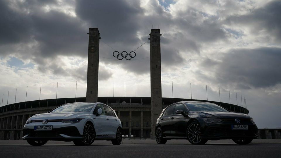 VW Golf 8 GTI Clubsport Autovermietung Mietwagen Automieten Rent a car in Berlin