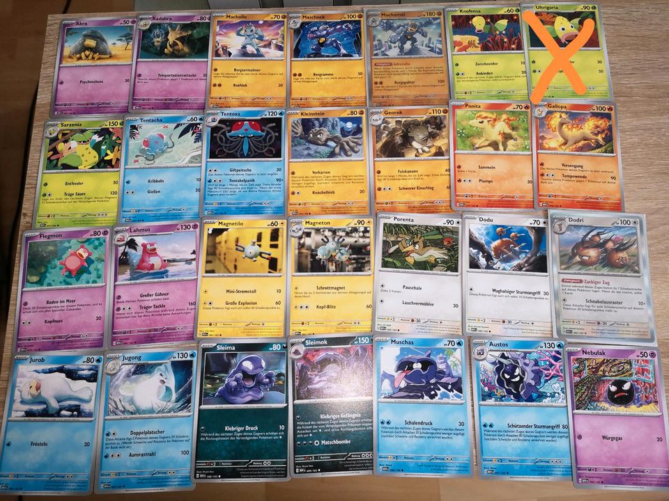 Pokemon Karmesin Purpur 151 Sammlung Bulk rare holo common Set in Esslingen