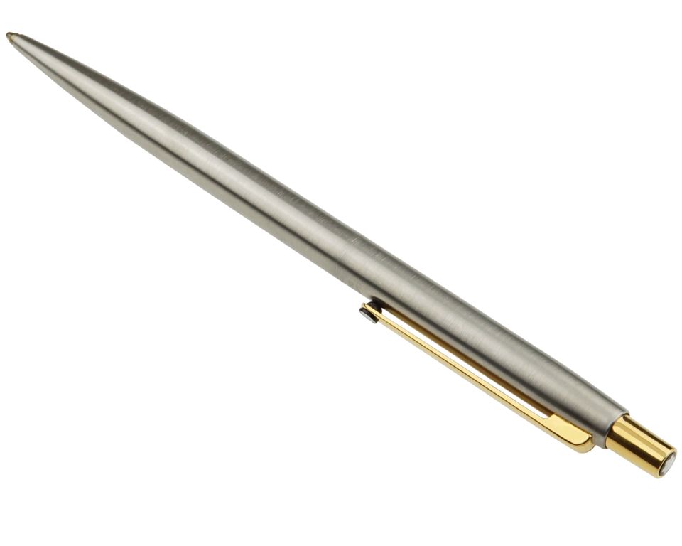 Montblanc S Line Kugelschreiber Nr.2938 Edelstahl Gold Slimline in Pfarrkirchen