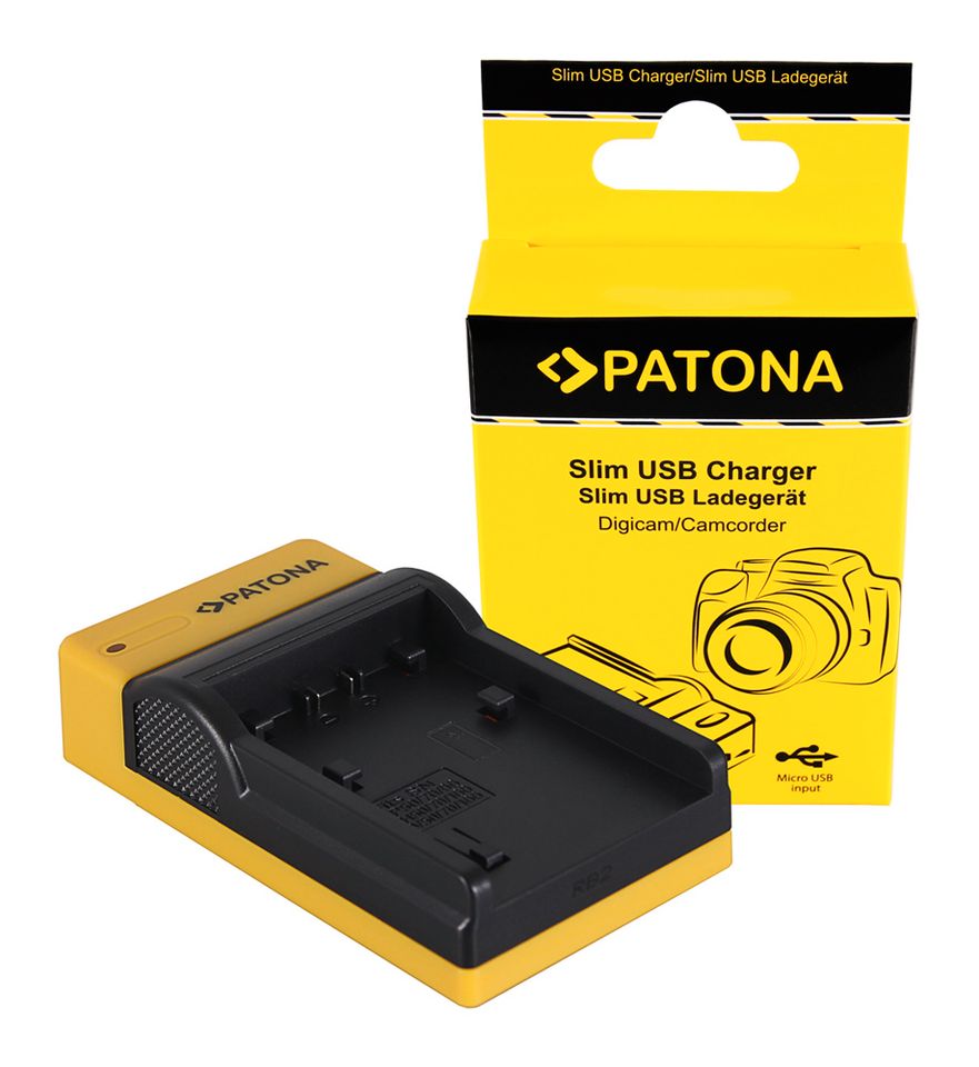 PATONA Slim Micro-USB Ladegerät für Sony NP-FW50 in Eigeltingen