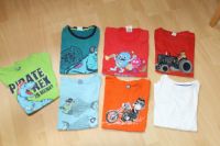 Paket 7 T-Shirts in Gr. 128 Bayern - Hallstadt Vorschau