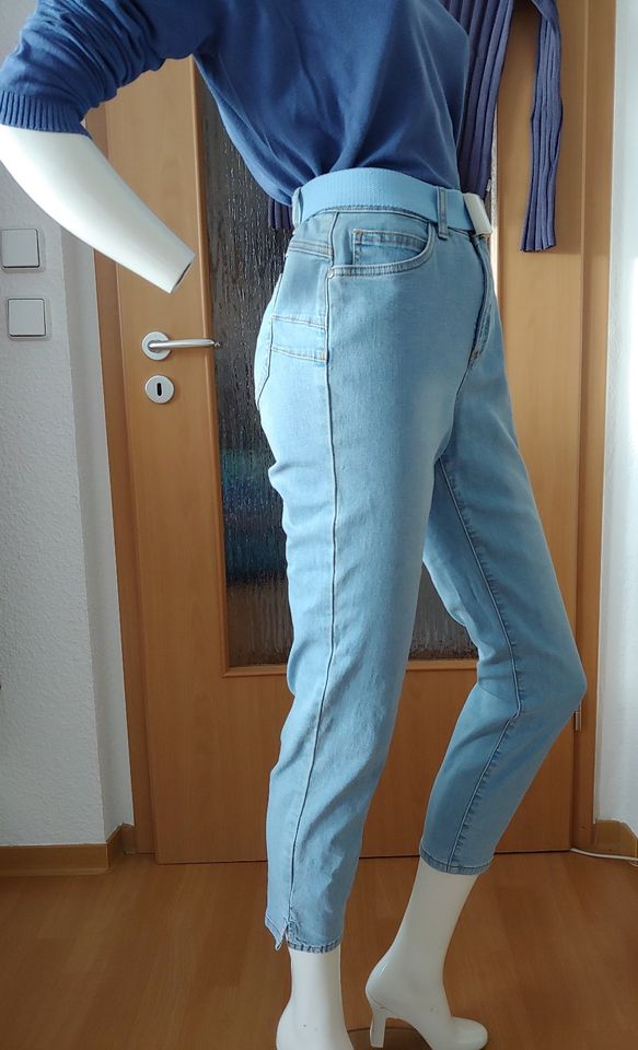 Jeans Skinny fit 38 bleached * knöchellang Linea Tesini by Heine in Bernau