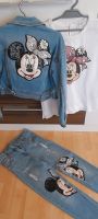 MONNALISA Mickey Jeans Anzug,Gr.6/7/8/,122/128,134,Bluse Strass Nordrhein-Westfalen - Winterberg Vorschau