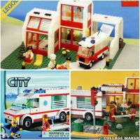 Lego 6380 Hospital Krankenhaus 4431 Ambulance Krankenwagen Bayern - Graben (Lechfeld) Vorschau