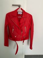 Rote Lederjacke Bikerjacke Kurzjacke Sommerjacke Gr.34 Bayern - Stegaurach Vorschau